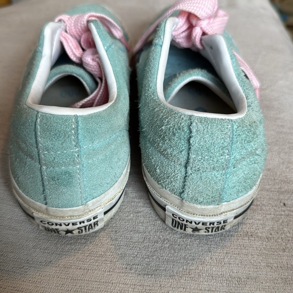 Converse One star Suede Baby Blue Low Top - Picture 4 of 8